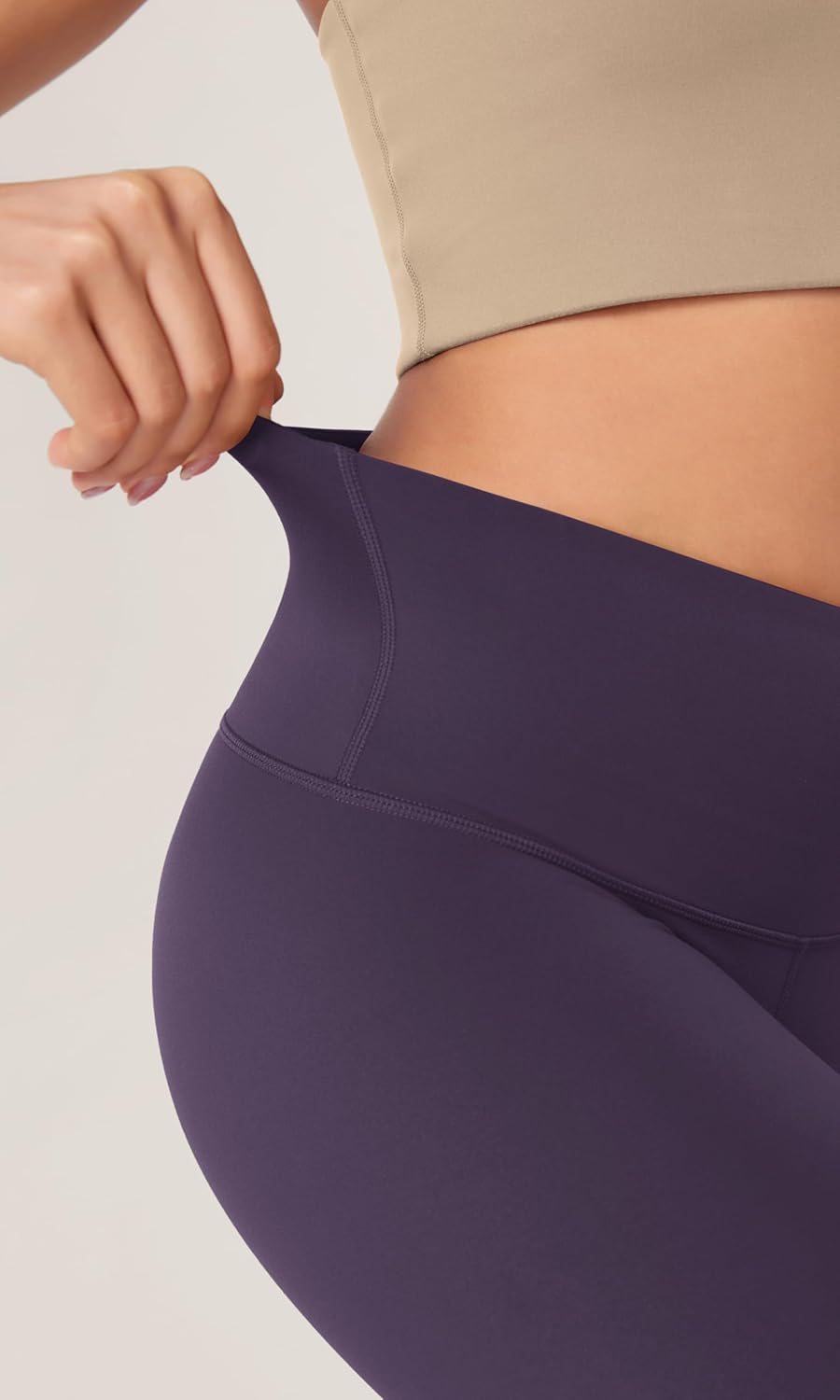 ODODOS ODCLOUD 2Pack Lounge Yoga Shorts for Women 4quot  6quot  8quot 10quot High Waist Buttery Soft Biker ShortsBlackdark Purple