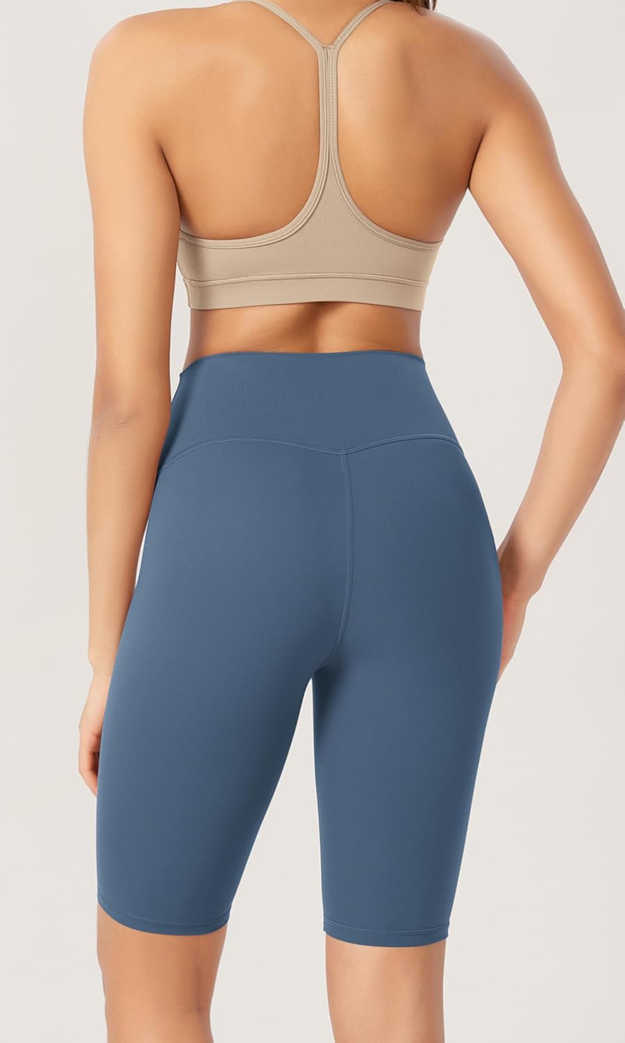 ODODOS ODCLOUD 2Pack Lounge Yoga Shorts for Women 4quot  6quot  8quot 10quot High Waist Buttery Soft Biker ShortsBlackink Blue