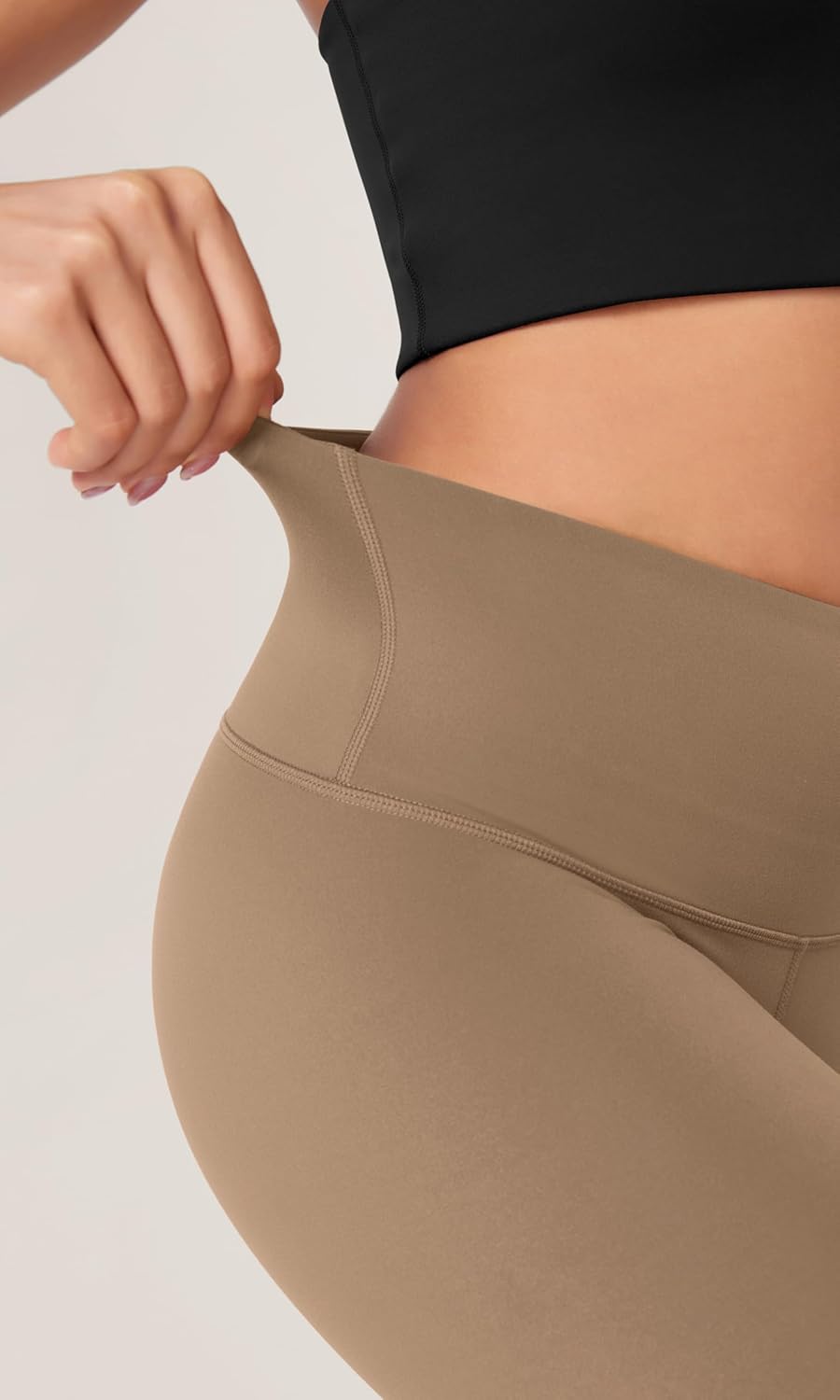 ODODOS ODCLOUD 2Pack Lounge Yoga Shorts for Women 4quot  6quot  8quot 10quot High Waist Buttery Soft Biker ShortsBlacklight Brown