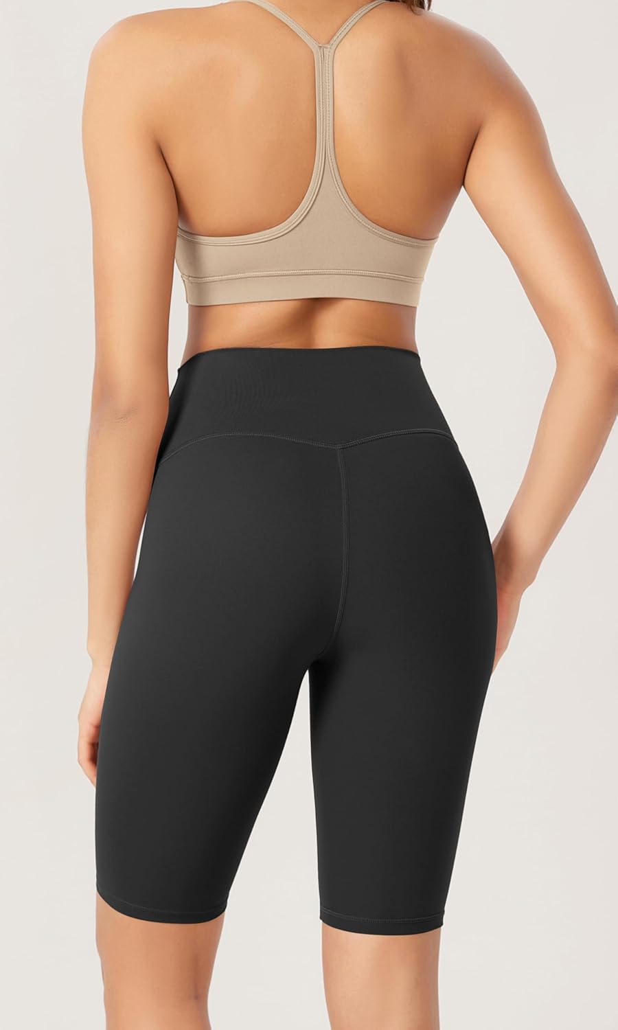 ODODOS ODCLOUD 2Pack Lounge Yoga Shorts for Women 4quot  6quot  8quot 10quot High Waist Buttery Soft Biker ShortsBlackonyx Black Grey