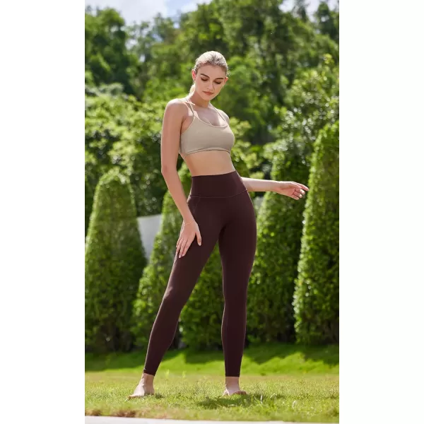 ODODOS Cloud Feeling Halter Sports Bra for Women Padding Cut Out Racerback Yoga Tank TopShaker Beige