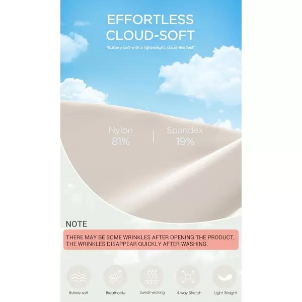 ODODOS Cloud Feeling High Neck Crop Tank for Women Double Layer Sleeveless Casual Yoga Cropped TopsOat Milk
