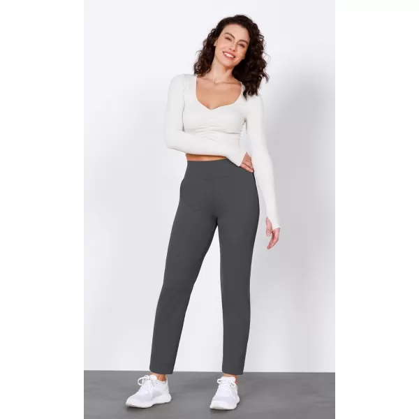 ODODOS Cloud Feeling Jogger Pants with Pockets for Women High Waist Sweatpants Casual Lounge Ankle PantsCharcoal
