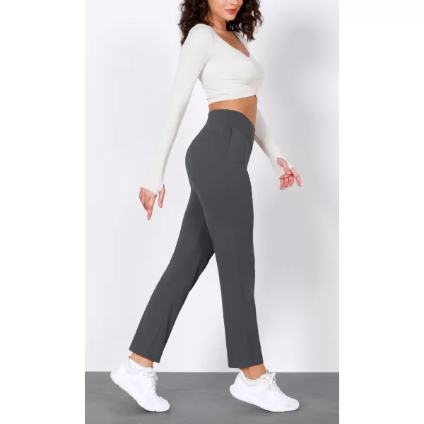 ODODOS Cloud Feeling Jogger Pants with Pockets for Women High Waist Sweatpants Casual Lounge Ankle PantsCharcoal