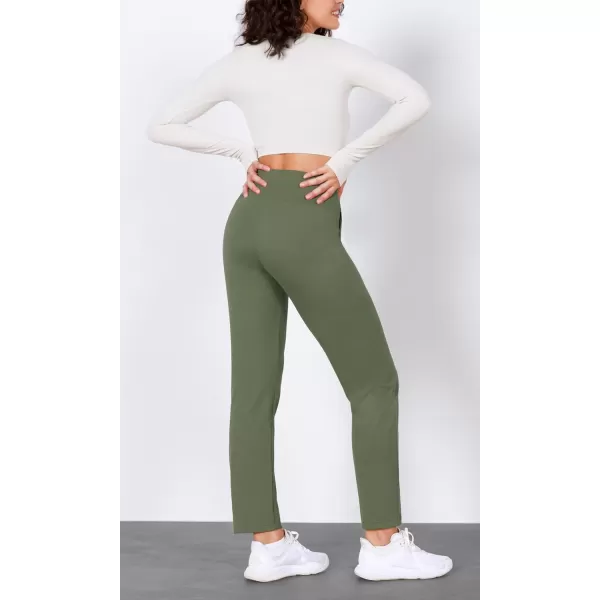 ODODOS Cloud Feeling Jogger Pants with Pockets for Women High Waist Sweatpants Casual Lounge Ankle PantsDark Olive