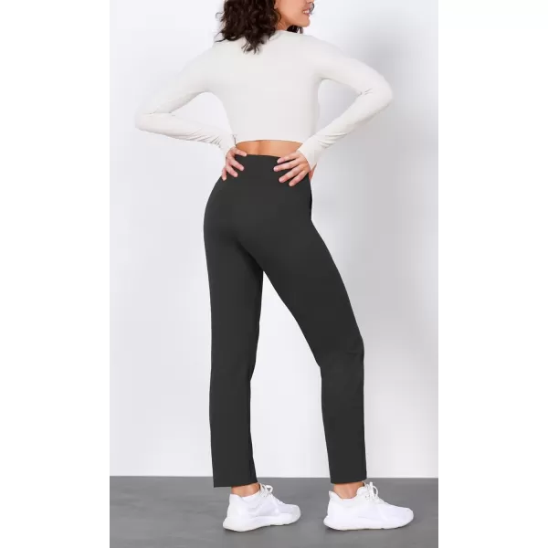 ODODOS Cloud Feeling Jogger Pants with Pockets for Women High Waist Sweatpants Casual Lounge Ankle PantsOnyx Black Grey