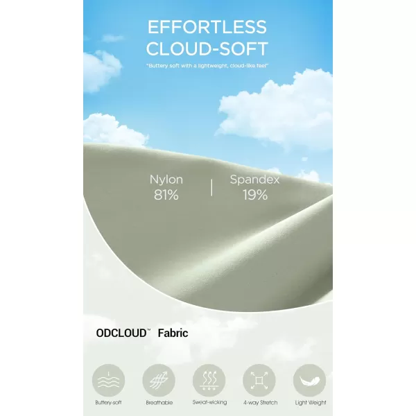ODODOS Cloud Feeling Long Sleeve Shirts with Thumb Hole for Women Mock Neck Yoga TShirts Workout TopsLime Stone