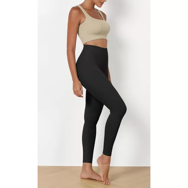 ODODOS ODCLOUD 2Pack Buttery Soft Lounge Yoga Leggings for Women 23quot  25quot 28quot High Waist Yoga Pants1blackblack