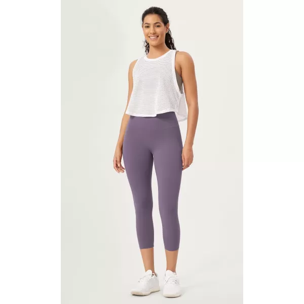 ODODOS ODCLOUD 2Pack Buttery Soft Lounge Yoga Leggings for Women 23quot  25quot 28quot High Waist Yoga PantsBlackash Violet