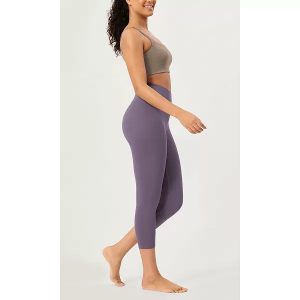 ODODOS ODCLOUD 2Pack Buttery Soft Lounge Yoga Leggings for Women 23quot  25quot 28quot High Waist Yoga PantsBlackash Violet