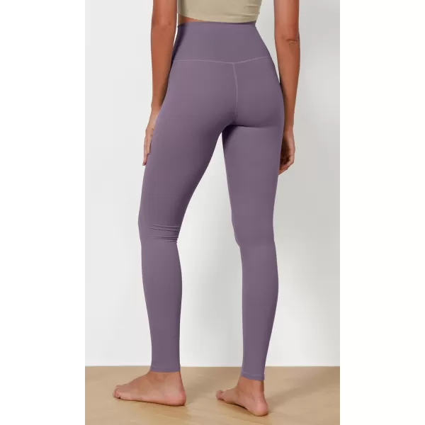 ODODOS ODCLOUD 2Pack Buttery Soft Lounge Yoga Leggings for Women 23quot  25quot 28quot High Waist Yoga PantsBlackash Violet