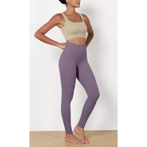 ODODOS ODCLOUD 2Pack Buttery Soft Lounge Yoga Leggings for Women 23quot  25quot 28quot High Waist Yoga PantsBlackash Violet