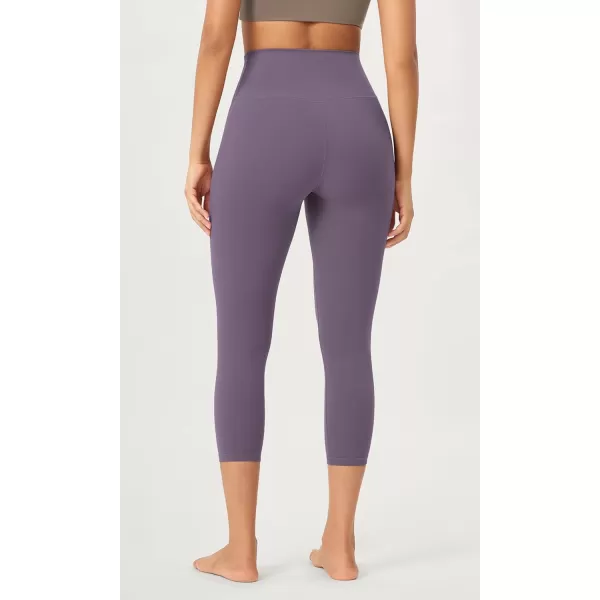 ODODOS ODCLOUD 2Pack Buttery Soft Lounge Yoga Leggings for Women 23quot  25quot 28quot High Waist Yoga PantsBlackash Violet