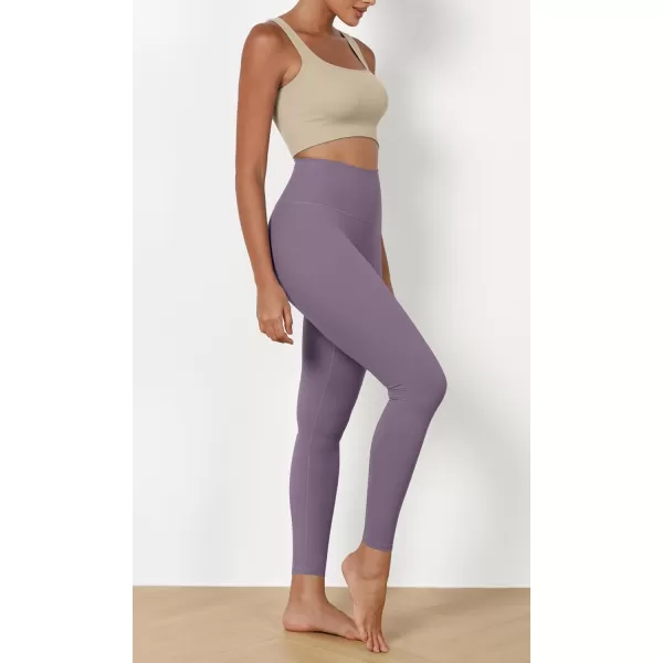 ODODOS ODCLOUD 2Pack Buttery Soft Lounge Yoga Leggings for Women 23quot  25quot 28quot High Waist Yoga PantsBlackash Violet