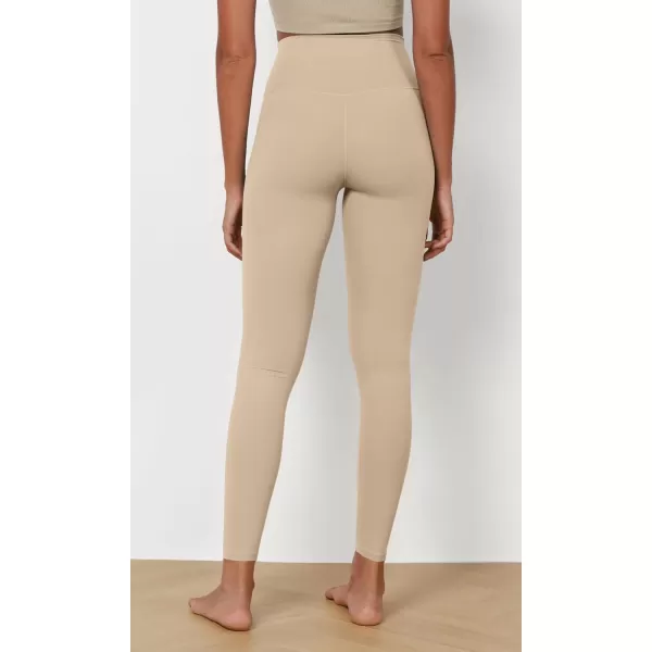 ODODOS ODCLOUD 2Pack Buttery Soft Lounge Yoga Leggings for Women 23quot  25quot 28quot High Waist Yoga PantsBlackbeige