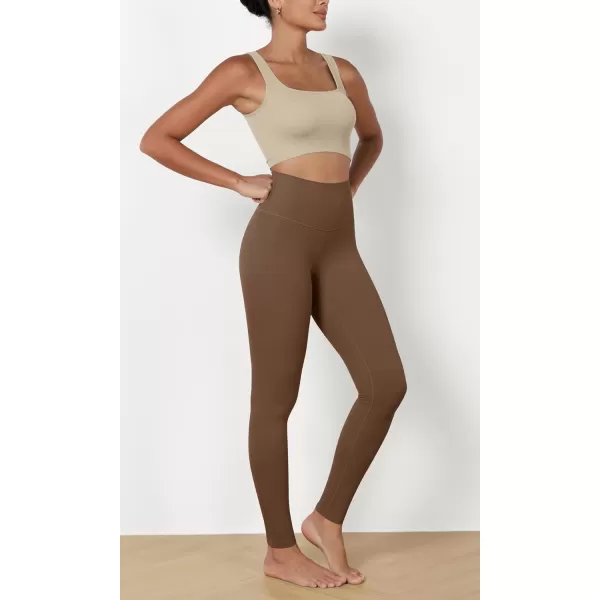 ODODOS ODCLOUD 2Pack Buttery Soft Lounge Yoga Leggings for Women 23quot  25quot 28quot High Waist Yoga PantsBlackbrunette