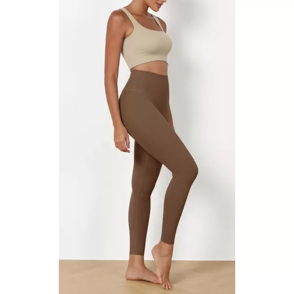 ODODOS ODCLOUD 2Pack Buttery Soft Lounge Yoga Leggings for Women 23quot  25quot 28quot High Waist Yoga PantsBlackbrunette