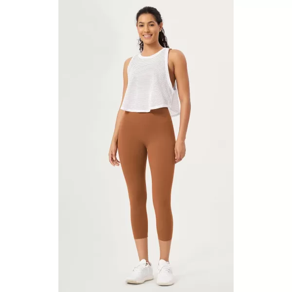 ODODOS ODCLOUD 2Pack Buttery Soft Lounge Yoga Leggings for Women 23quot  25quot 28quot High Waist Yoga PantsBlackcaramel