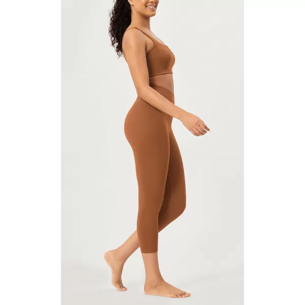 ODODOS ODCLOUD 2Pack Buttery Soft Lounge Yoga Leggings for Women 23quot  25quot 28quot High Waist Yoga PantsBlackcaramel