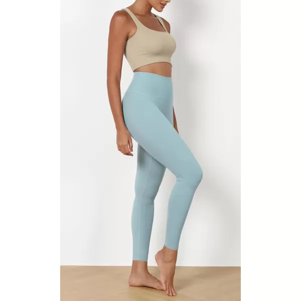 ODODOS ODCLOUD 2Pack Buttery Soft Lounge Yoga Leggings for Women 23quot  25quot 28quot High Waist Yoga PantsBlackchambray