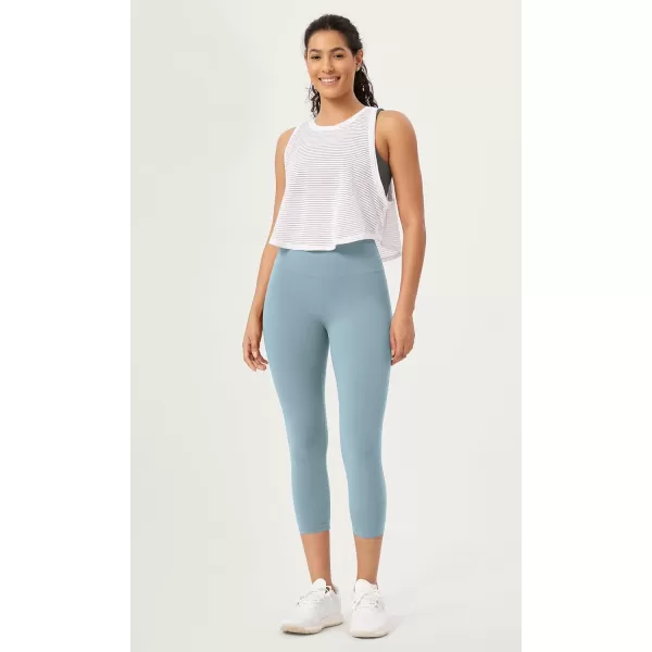 ODODOS ODCLOUD 2Pack Buttery Soft Lounge Yoga Leggings for Women 23quot  25quot 28quot High Waist Yoga PantsBlackchambray