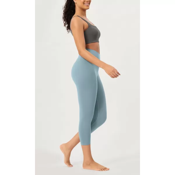 ODODOS ODCLOUD 2Pack Buttery Soft Lounge Yoga Leggings for Women 23quot  25quot 28quot High Waist Yoga PantsBlackchambray