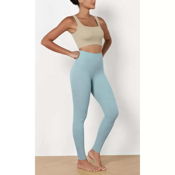 ODODOS ODCLOUD 2Pack Buttery Soft Lounge Yoga Leggings for Women 23quot  25quot 28quot High Waist Yoga PantsBlackchambray