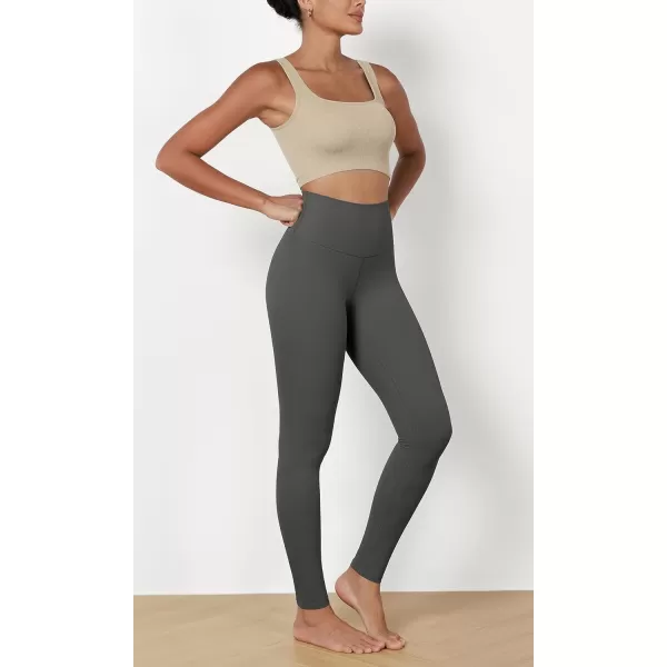 ODODOS ODCLOUD 2Pack Buttery Soft Lounge Yoga Leggings for Women 23quot  25quot 28quot High Waist Yoga PantsBlackcharcoal