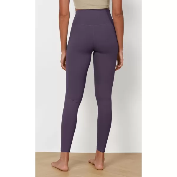 ODODOS ODCLOUD 2Pack Buttery Soft Lounge Yoga Leggings for Women 23quot  25quot 28quot High Waist Yoga PantsBlackdark Purple