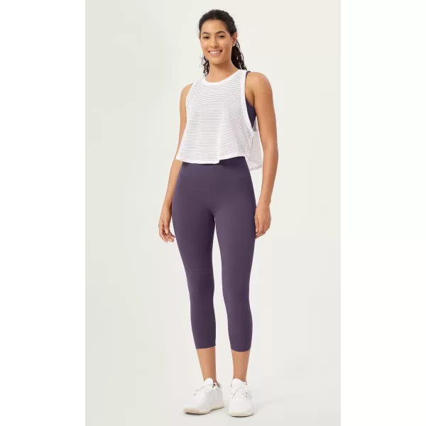 ODODOS ODCLOUD 2Pack Buttery Soft Lounge Yoga Leggings for Women 23quot  25quot 28quot High Waist Yoga PantsBlackdark Purple