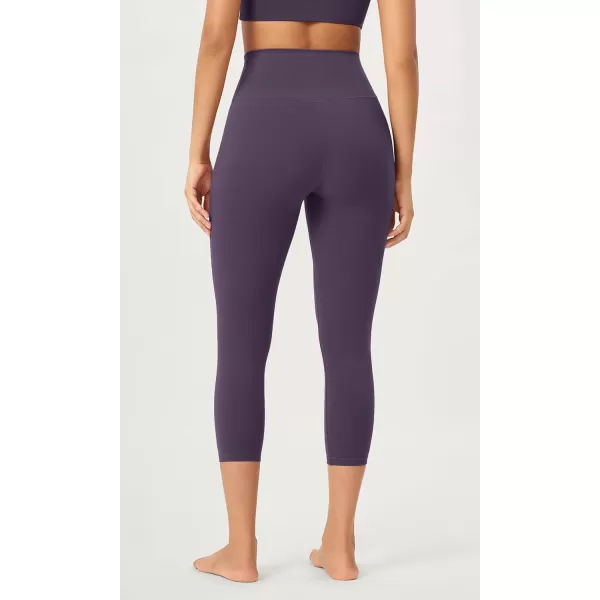 ODODOS ODCLOUD 2Pack Buttery Soft Lounge Yoga Leggings for Women 23quot  25quot 28quot High Waist Yoga PantsBlackdark Purple