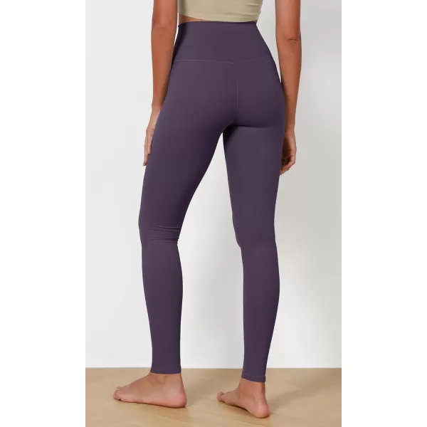 ODODOS ODCLOUD 2Pack Buttery Soft Lounge Yoga Leggings for Women 23quot  25quot 28quot High Waist Yoga PantsBlackdark Purple