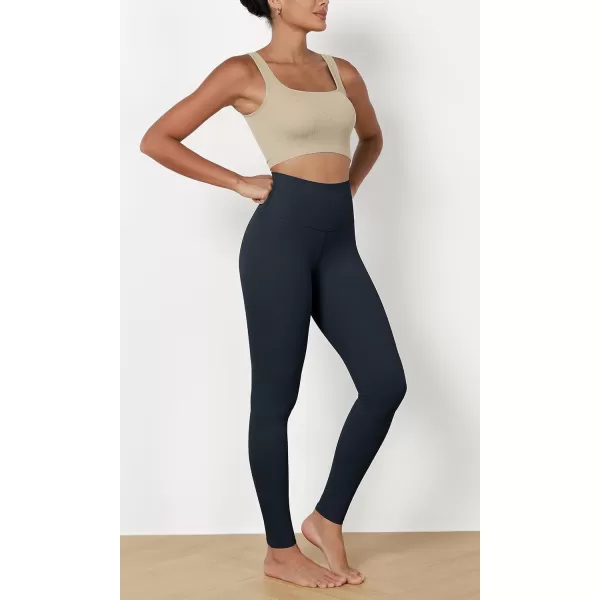 ODODOS ODCLOUD 2Pack Buttery Soft Lounge Yoga Leggings for Women 23quot  25quot 28quot High Waist Yoga PantsBlackdeep Navy