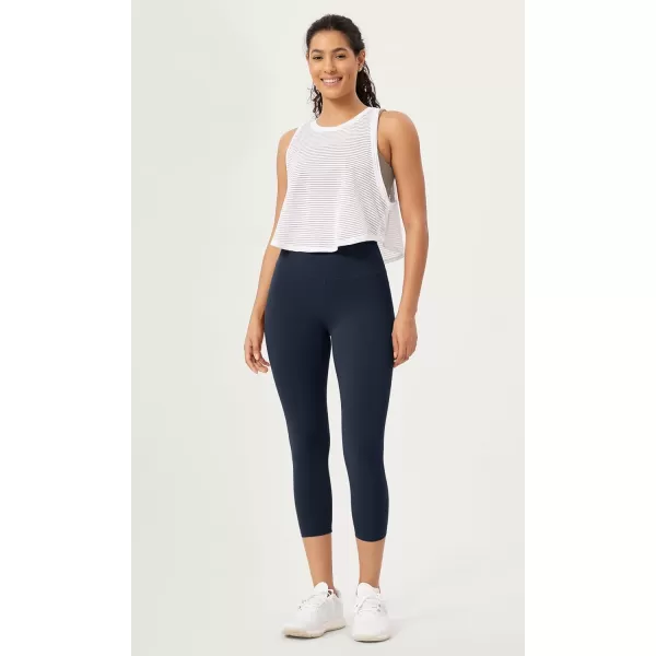 ODODOS ODCLOUD 2Pack Buttery Soft Lounge Yoga Leggings for Women 23quot  25quot 28quot High Waist Yoga PantsBlackdeep Navy