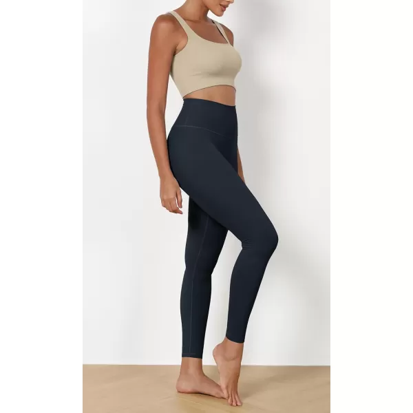 ODODOS ODCLOUD 2Pack Buttery Soft Lounge Yoga Leggings for Women 23quot  25quot 28quot High Waist Yoga PantsBlackdeep Navy