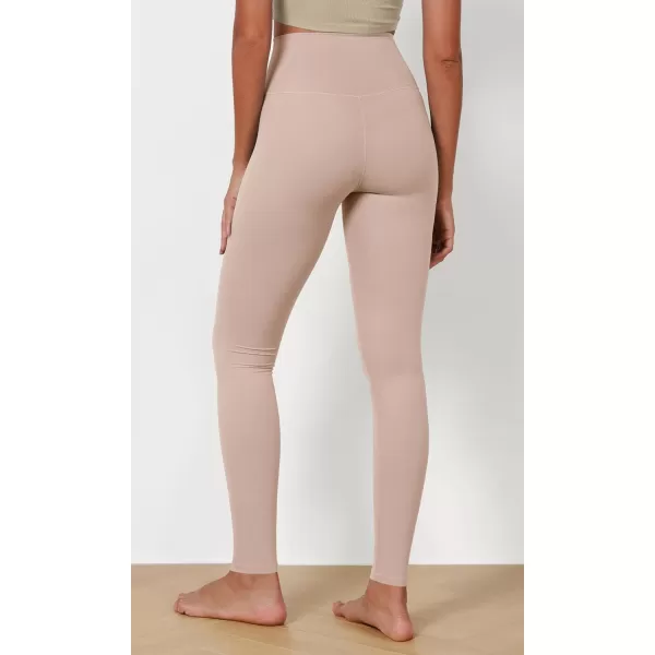 ODODOS ODCLOUD 2Pack Buttery Soft Lounge Yoga Leggings for Women 23quot  25quot 28quot High Waist Yoga PantsBlackdusty Pink