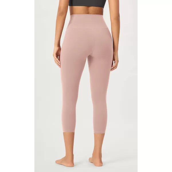 ODODOS ODCLOUD 2Pack Buttery Soft Lounge Yoga Leggings for Women 23quot  25quot 28quot High Waist Yoga PantsBlackdusty Pink