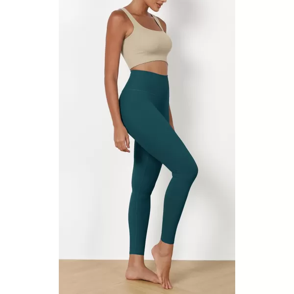 ODODOS ODCLOUD 2Pack Buttery Soft Lounge Yoga Leggings for Women 23quot  25quot 28quot High Waist Yoga PantsBlackforest Teal