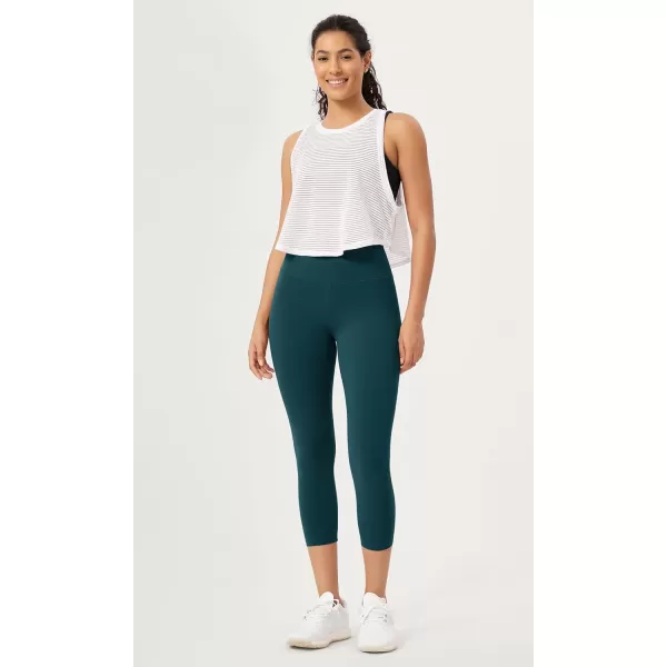 ODODOS ODCLOUD 2Pack Buttery Soft Lounge Yoga Leggings for Women 23quot  25quot 28quot High Waist Yoga PantsBlackforest Teal