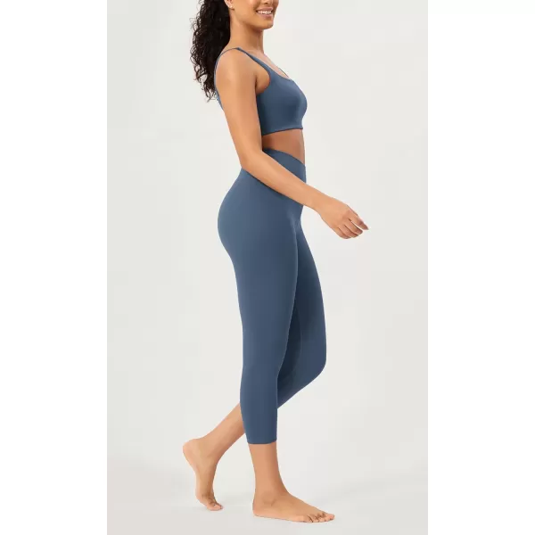 ODODOS ODCLOUD 2Pack Buttery Soft Lounge Yoga Leggings for Women 23quot  25quot 28quot High Waist Yoga PantsBlackink Blue