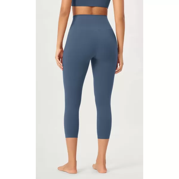 ODODOS ODCLOUD 2Pack Buttery Soft Lounge Yoga Leggings for Women 23quot  25quot 28quot High Waist Yoga PantsBlackink Blue