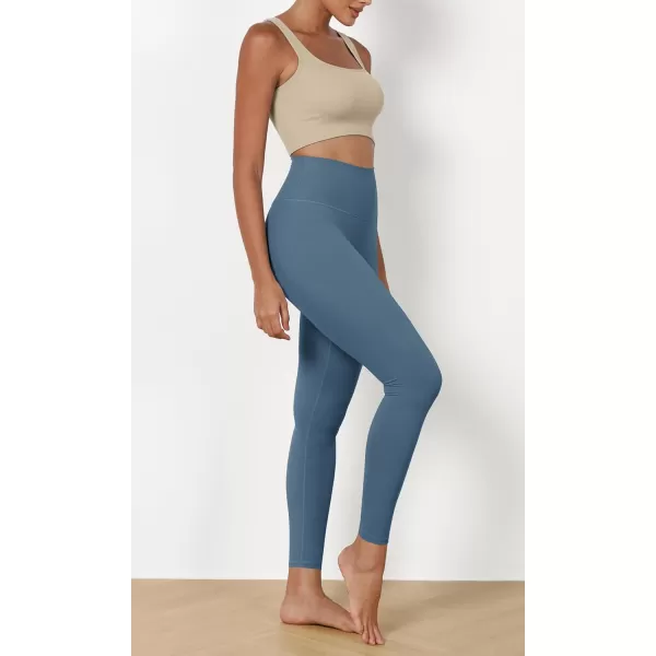 ODODOS ODCLOUD 2Pack Buttery Soft Lounge Yoga Leggings for Women 23quot  25quot 28quot High Waist Yoga PantsBlackink Blue