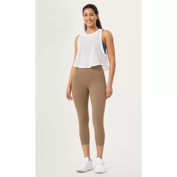 ODODOS ODCLOUD 2Pack Buttery Soft Lounge Yoga Leggings for Women 23quot  25quot 28quot High Waist Yoga PantsBlacklight Brown
