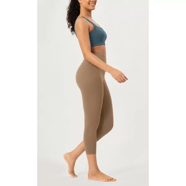 ODODOS ODCLOUD 2Pack Buttery Soft Lounge Yoga Leggings for Women 23quot  25quot 28quot High Waist Yoga PantsBlacklight Brown