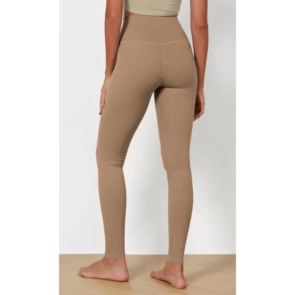 ODODOS ODCLOUD 2Pack Buttery Soft Lounge Yoga Leggings for Women 23quot  25quot 28quot High Waist Yoga PantsBlacklight Brown