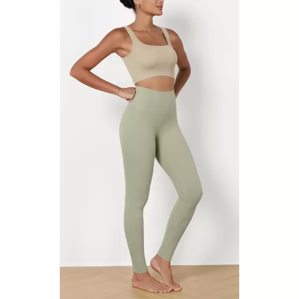 ODODOS ODCLOUD 2Pack Buttery Soft Lounge Yoga Leggings for Women 23quot  25quot 28quot High Waist Yoga PantsBlacklime Stone