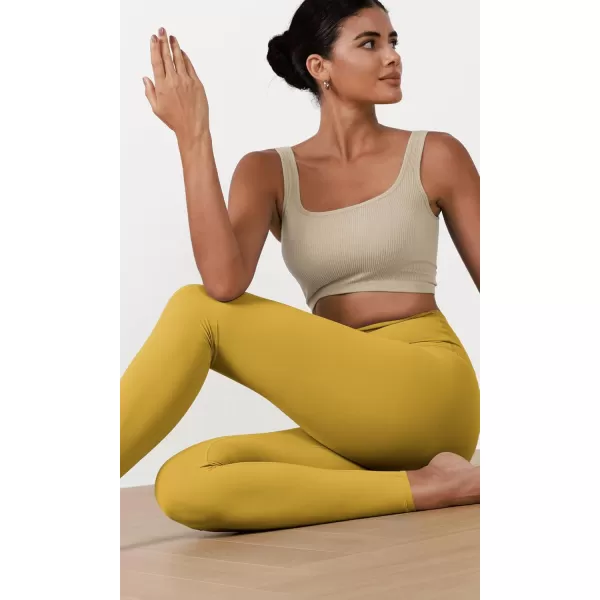 ODODOS ODCLOUD 2Pack Buttery Soft Lounge Yoga Leggings for Women 23quot  25quot 28quot High Waist Yoga PantsBlackmango Mint