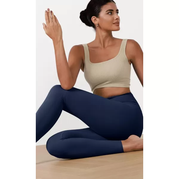 ODODOS ODCLOUD 2Pack Buttery Soft Lounge Yoga Leggings for Women 23quot  25quot 28quot High Waist Yoga PantsBlacknavy