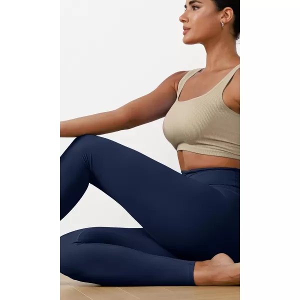 ODODOS ODCLOUD 2Pack Buttery Soft Lounge Yoga Leggings for Women 23quot  25quot 28quot High Waist Yoga PantsBlacknavy