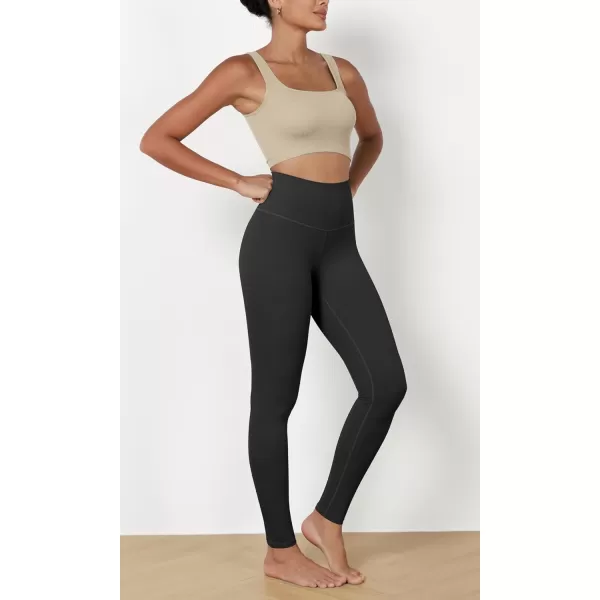 ODODOS ODCLOUD 2Pack Buttery Soft Lounge Yoga Leggings for Women 23quot  25quot 28quot High Waist Yoga PantsBlackonyx Black Grey